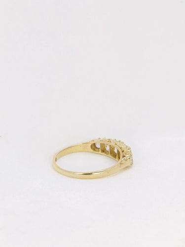 Bague 60.5 Bague jarretière Or jaune Diamants 58 Facettes J155