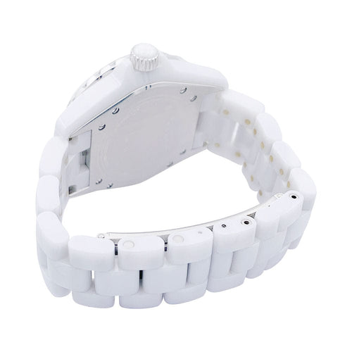 Montre Montre Chanel automatique, "J12", céramique blanche. 58 Facettes 32770