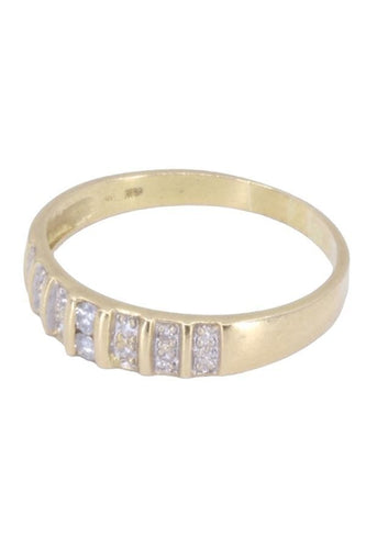 Bague 57 BAGUE JONC DIAMANTÉ 58 Facettes 080351