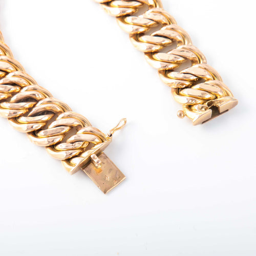 Bracelet Bracelet maille américaine or jaune 58 Facettes 2769