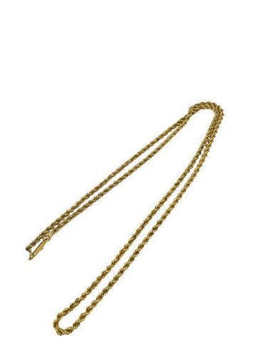 Collier Chaine Maille Corde Or 58 Facettes 20400000714