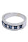 Bague BAGUE MODERNE SAPHIRS ET DIAMANTS 58 Facettes 058721
