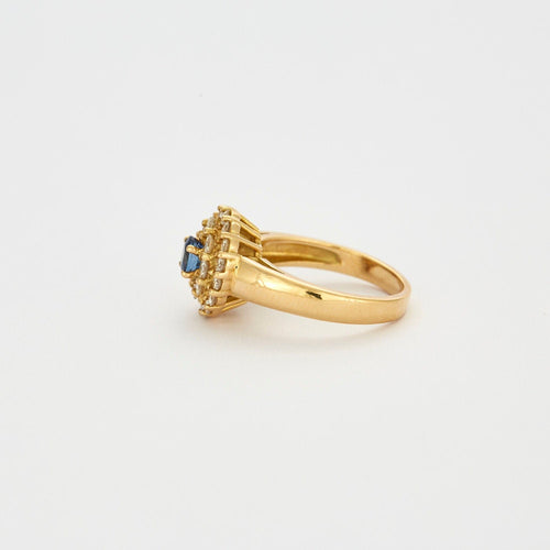 Bague 53 Bague jonc Saphir Diamants 58 Facettes ALGU28