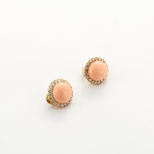 Boucles d'oreilles BULGARI- Clips d’oreilles Corail 58 Facettes
