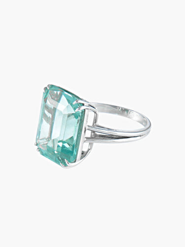 Bague 52 Bague Aigue-marine 58 Facettes