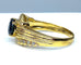 Bague 56 Bague Or jaune Saphir Diamants 58 Facettes AB230