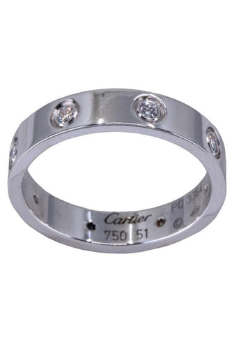 Bague ALLIANCE "LOVE" SIGNÉE CARTIER 58 Facettes 079421