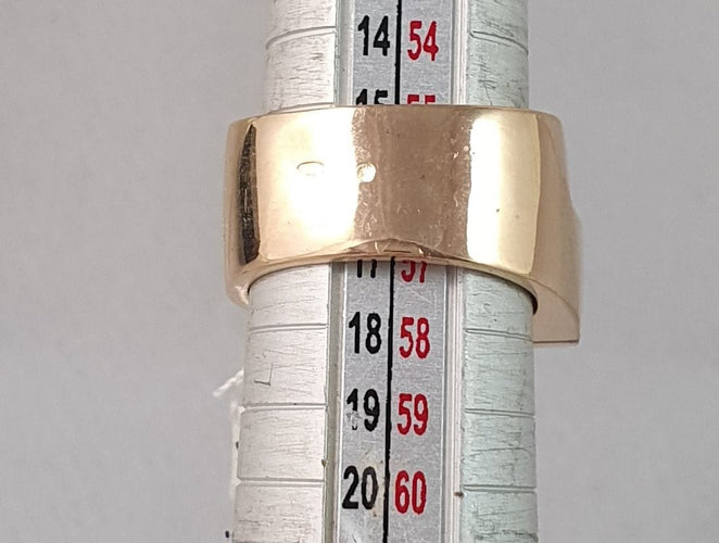 Bague 56 Bague "Vague" 2 Ors Rubis Diamants 58 Facettes R 1369  Ree