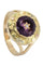 Bague 54 BAGUE AMÉTHYSTE NAPOLÉON III 58 Facettes 054341