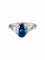 Bague Bague Saphir et 2 Diamants 58 Facettes