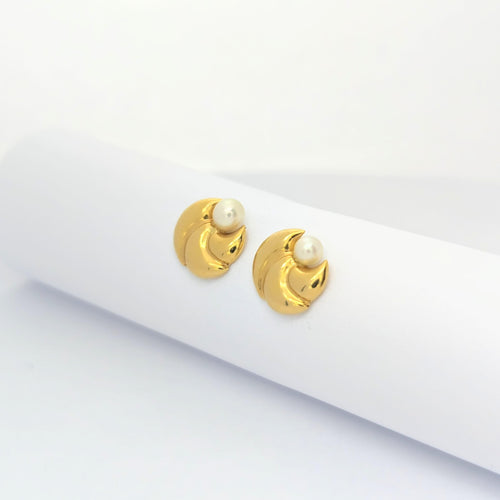 Boucles d'oreilles Boucles d'oreilles or jaune Perles 58 Facettes 27256