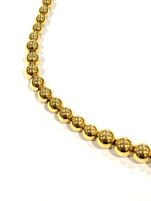 Collier Collier marseillais boules or jaune 58 Facettes