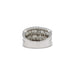 Bague 53 Bague or blanc et diamants 58 Facettes 240076R