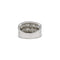 Bague 53 Bague or blanc et diamants 58 Facettes 240076R