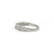 Bague Bague - Platine & Diamants 58 Facettes 220032SP