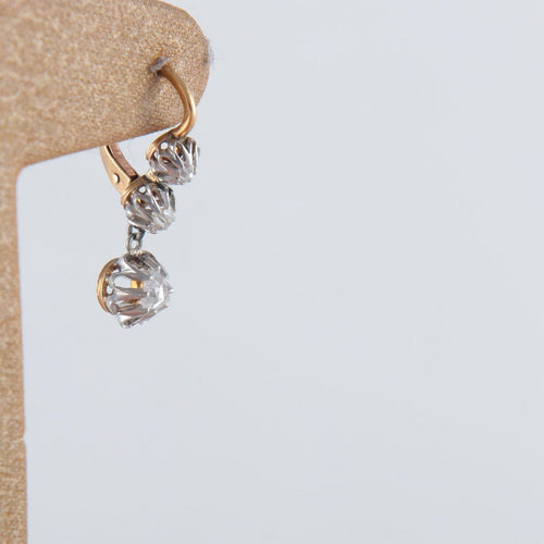 Boucles d'oreilles Boucles d'oreilles en or, diamants 58 Facettes