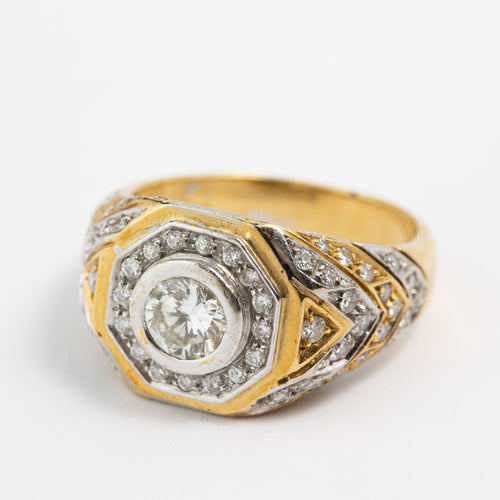 Bague 53 Bague Or et Diamants 58 Facettes