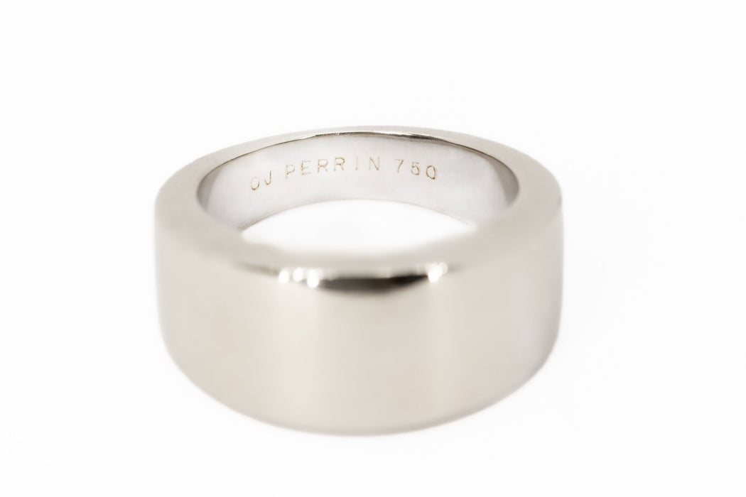 Bague 55 Bague OJ Perrin Or blanc 18k 58 Facettes