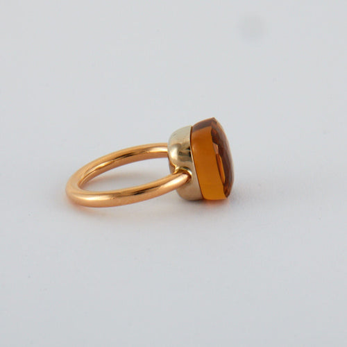 Bague 53 POMELLATO - Bague Nudo Maxi Citrine 58 Facettes
