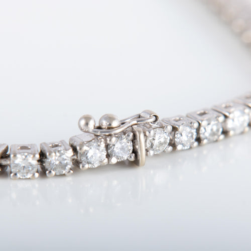 Bracelet Bracelet Rivière Or Blanc Diamants 4cts 58 Facettes 220407