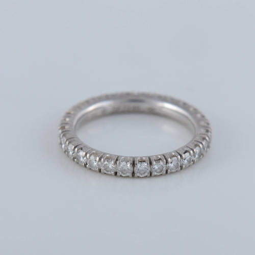 Bague 51 Alliance Cartier "Etincelle" Platine & Diamants 58 Facettes