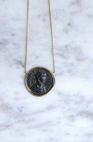 Collier Collier pièce romaine Marcus Aurelianus Probus 58 Facettes