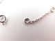 Collier collier CHAUMET pendentif coeur lien 40cm en or blanc 18k diamants 58 Facettes 247053