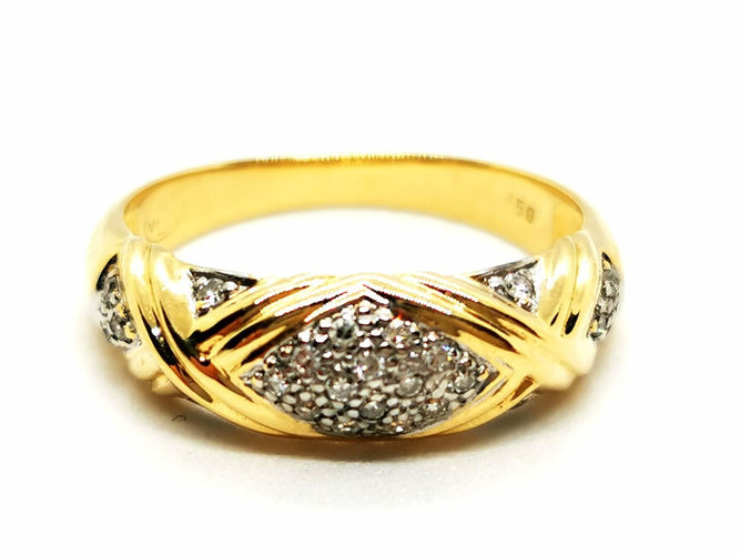 Bague 50 Bague Or jaune Diamant 58 Facettes 1720422CN