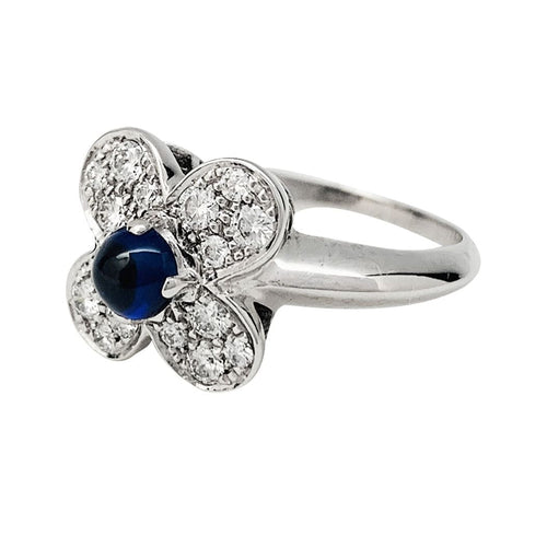 Bague 50 Bague Van Cleef & Arpels, "Fleurette", saphir, diamants. 58 Facettes 30998