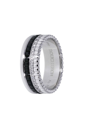 Bague 50 Bague BOUCHERON Quatre Black Edition Small 58 Facettes 62972-58623