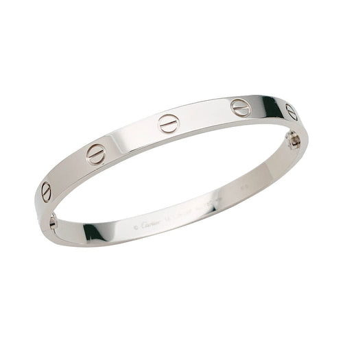 Bracelet Bracelet Cartier "Love" en or blanc. 58 Facettes 31471