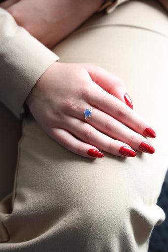 Bague 53 Bague Or jaune Saphir 58 Facettes 1850854CN