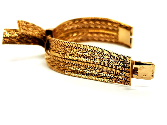 Bracelet Bracelet Manchette Or jaune 58 Facettes 1452666CN