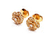 Boucles d'oreilles Boucles d'oreilles Fleur Or rose Diamant 58 Facettes 578707RV