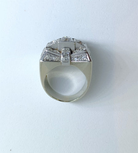 Bague Bague Tank Art Déco 58 Facettes 9