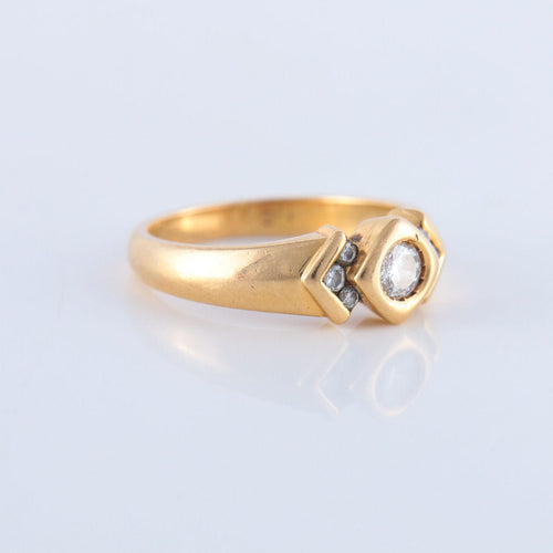 Bague 52.5 Bague Solitaire Diamants 58 Facettes JE155