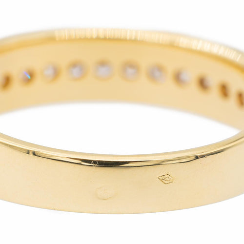 Bague 56 Bague Demi alliance Or jaune Diamant 58 Facettes 2473869CN