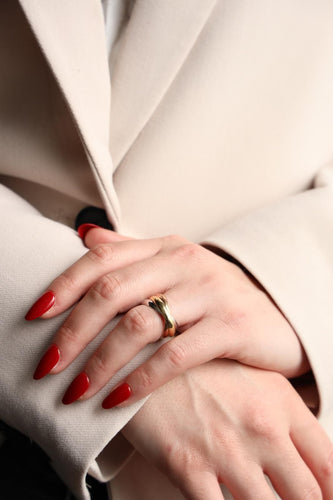 Bague 55 Cartier Bague Trinity Or jaune 58 Facettes 2130776CN