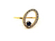 Bague 56 Bague Or jaune Saphir 58 Facettes 870456CD