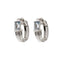 Boucles d'oreilles Boucles d'oreilles créoles diamants et aigues-marines 58 Facettes 19103