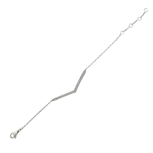 Bracelet Bracelet Chaumet ,"Joséphine Aigrette", or blanc 750/000 et diamants. 58 Facettes 30856