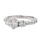 Bague 47 Bague Solitaire Or blanc Diamant 58 Facettes 2513760CN