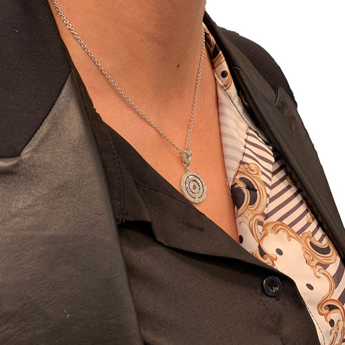 Collier Collier Bulgari "Concentrica" en or blanc et diamants. 58 Facettes 30790