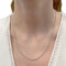 Collier Chaine Bulgari, or blanc. 58 Facettes 32818D