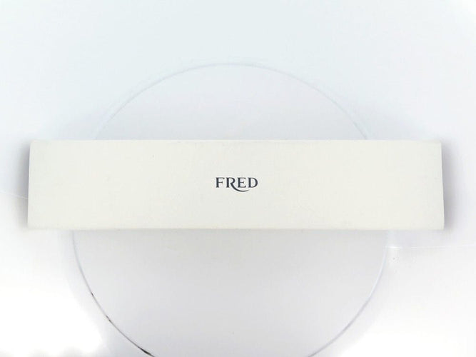 Bracelet bracelet FRED force 10 gm manille en or blanc 18k cable bleu 18cm 58 Facettes 253261