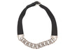 Collier collier HERMES gourmette equestre gm cuir noir 48-50 58 Facettes 255257