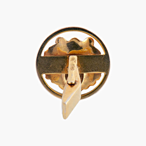 Boutons de manchette Or Jaune / Diamants BOUTONS DE MANCHETTES "LION" OR/DIAMANTS & RUBIS 58 Facettes BO/220050 NSS