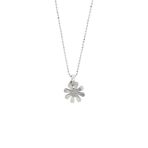 Collier Collier pendentif marguerite 58 Facettes 27669