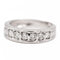 Bague 48 Bague demi alliance Or blanc Diamant 58 Facettes 2366784CN