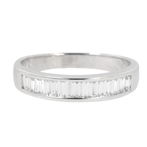 Bague 55 Bague Alliance Or blanc Diamant 58 Facettes 3311